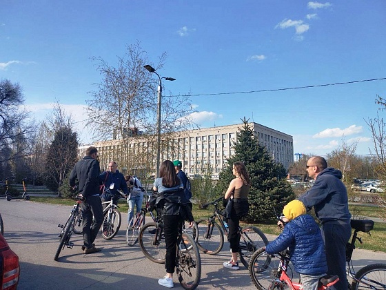 В Волгограде дан старт сезону велосипедных экскурсий